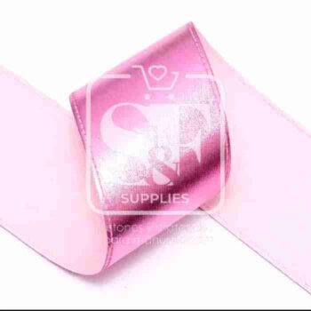 Yarda de Listón 7.5 - Holograma Completo Rosa