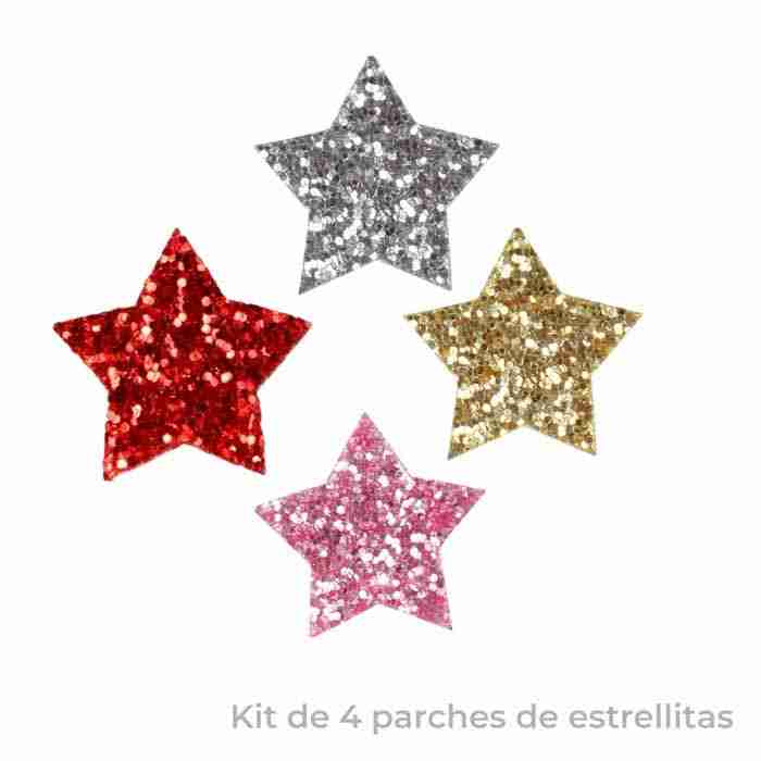 Kit de 8 Parches de Estrellitas