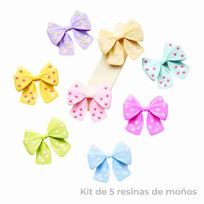 Kit de 5 Resinas de Moños