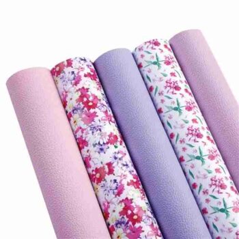 Paquete Vinil Flores Lila