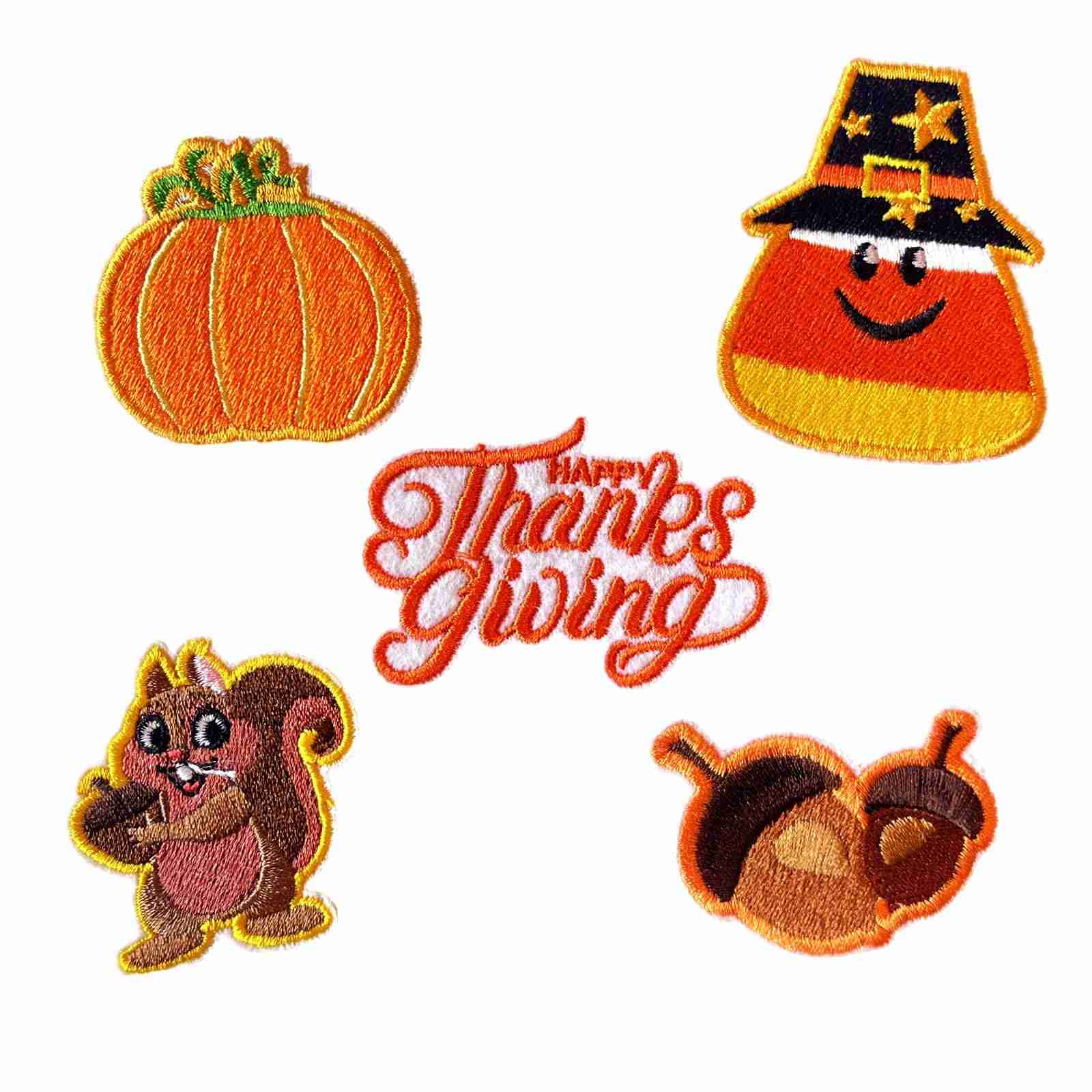 Kit de 5 Parches Thanks Giving