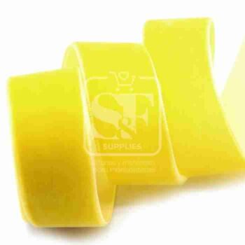 Yarda de Listón Terciopelo 3.8cm Amarillo