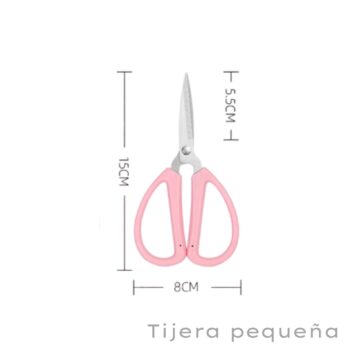 Tijera Rosa Pequeña para Vinil