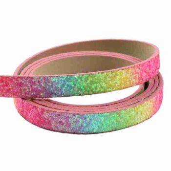 Tramo 1cm Vinil Escarchado Arcoíris
