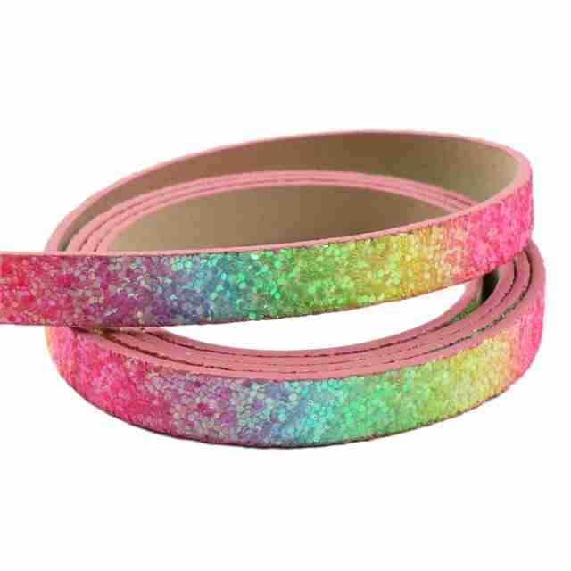 Tramo 1cm Vinil Escarchado Arcoíris