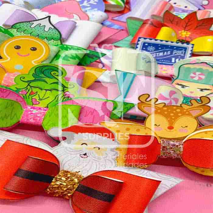 Paquete de 5 de Moños Navideños