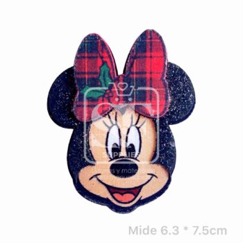 Flat Minnie Moño Navideño