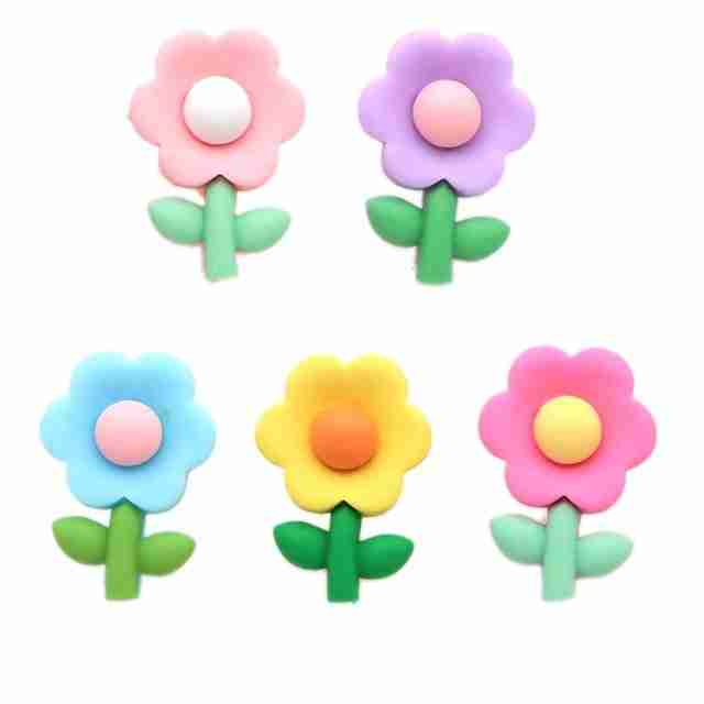 Kit de 6 Resinas de Flores Grandes