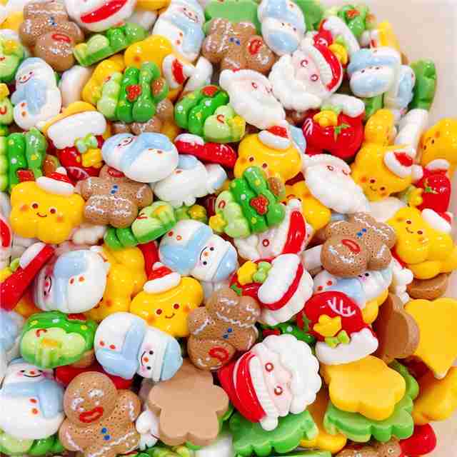 Kit de 10 Resinas Navideñas Brillantes