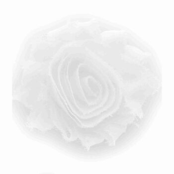 Flor Shabby Blanca Individual