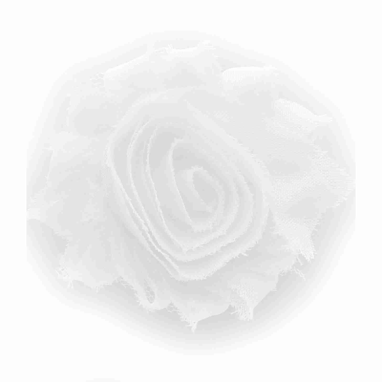 Flor Shabby Blanca Individual