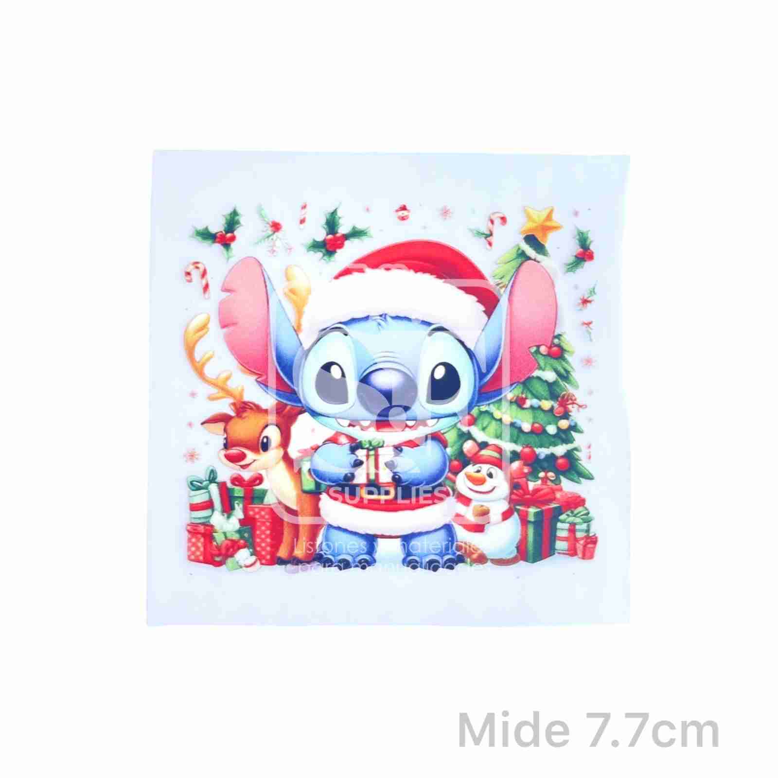 Planchable DTF Pequeño Stitch Santa