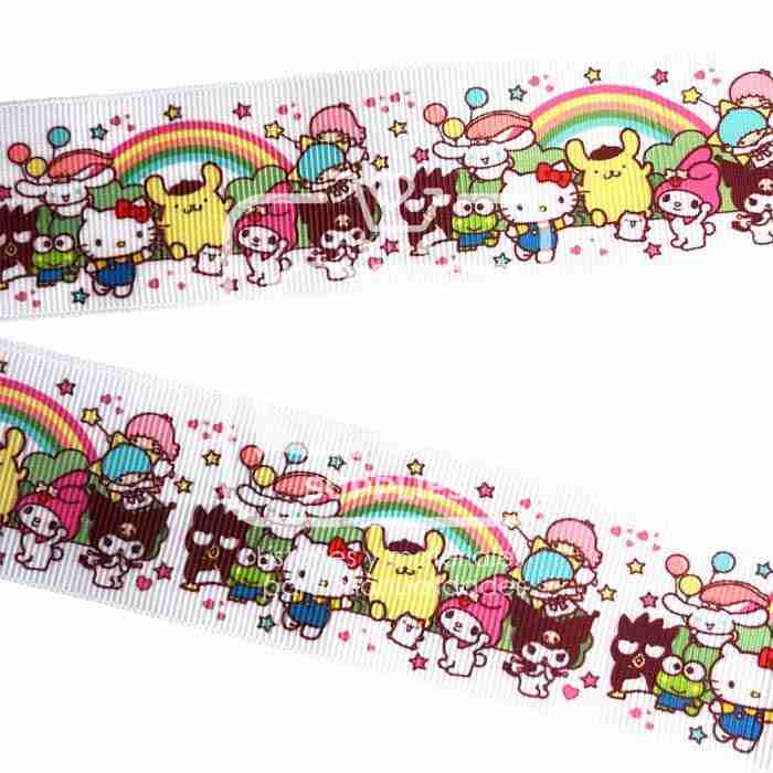 Yarda de Listón Estampado 3.8 Sanrio Completo