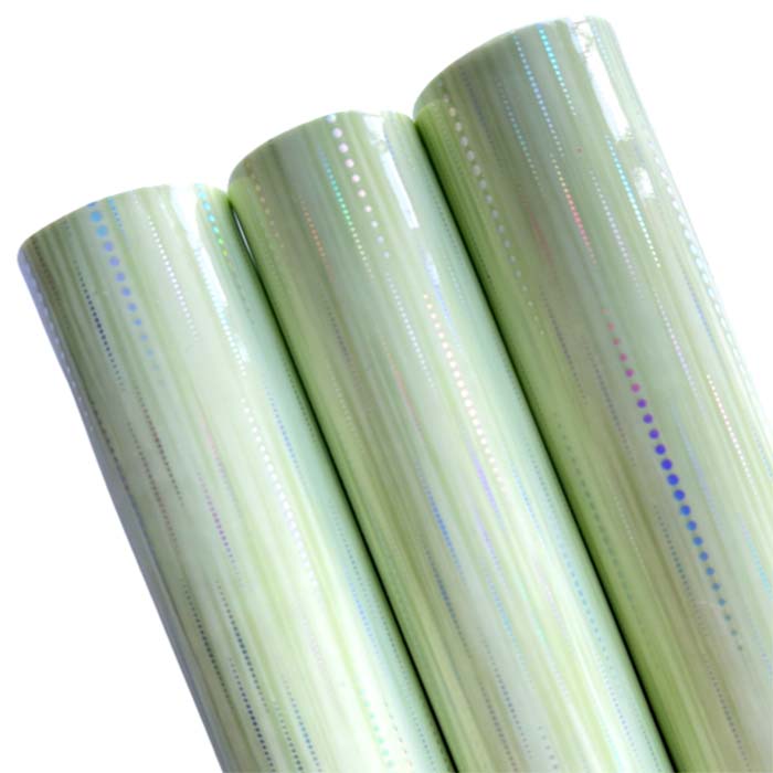 Tramo de Vinil Espejo Meteorito Menta