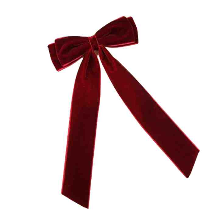 Coquete largo doble terciooelo Vino Tinto