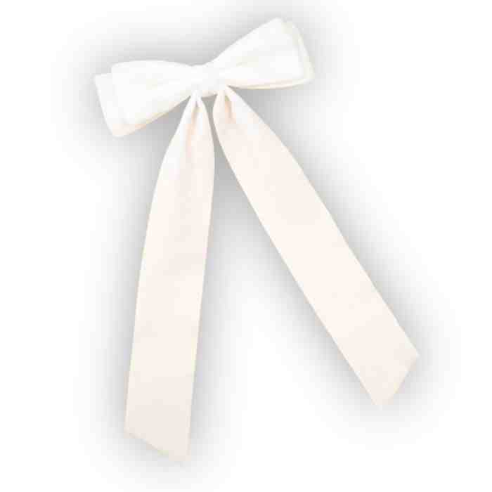 Coquette doble y largo terciopelo blanco