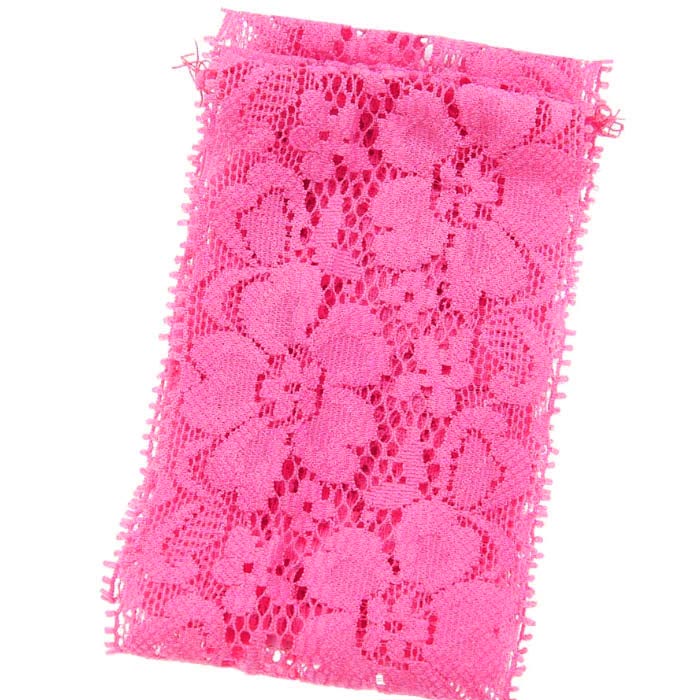 Banda de Encaje Elástico Fresa