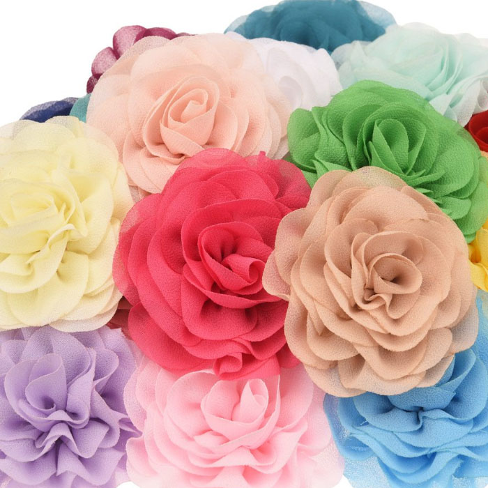 Kit de 4 Rosas Shiffon