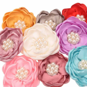 Kit de 4 Rosas con Centro de perlas