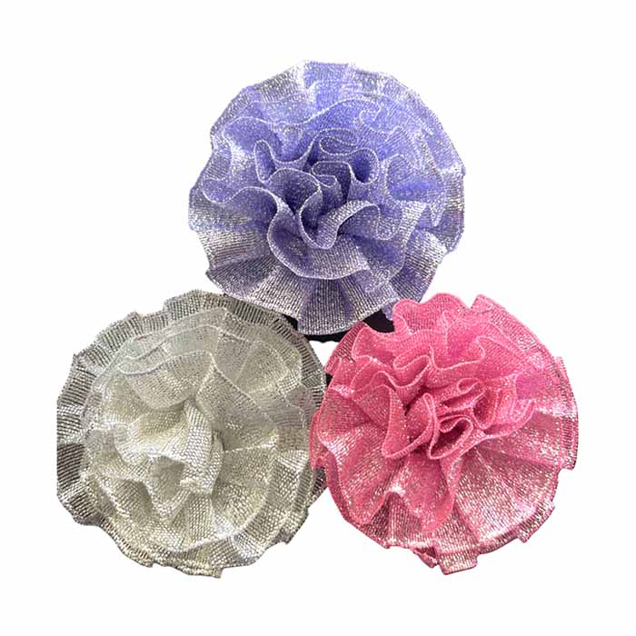 Kit de 3 Flores platinadas