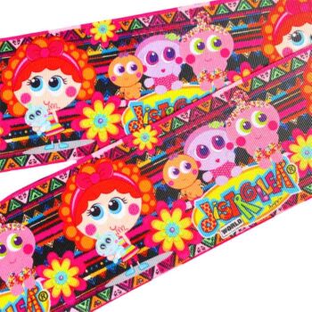 Yarda de Listón Estampado 7.5cm Distroller