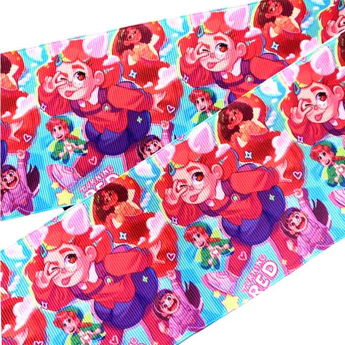 Yarda de Listón Estampado 7.5cm Mei Lee Friends