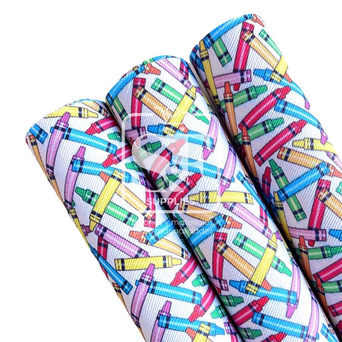 Tramo Vinil Collage Crayones de Cera