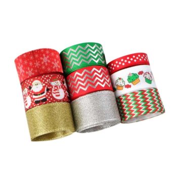 Paquete con 9 yardas de Listones Navideños