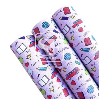 Tramo Vinil Collage Escolar Rosa Lila