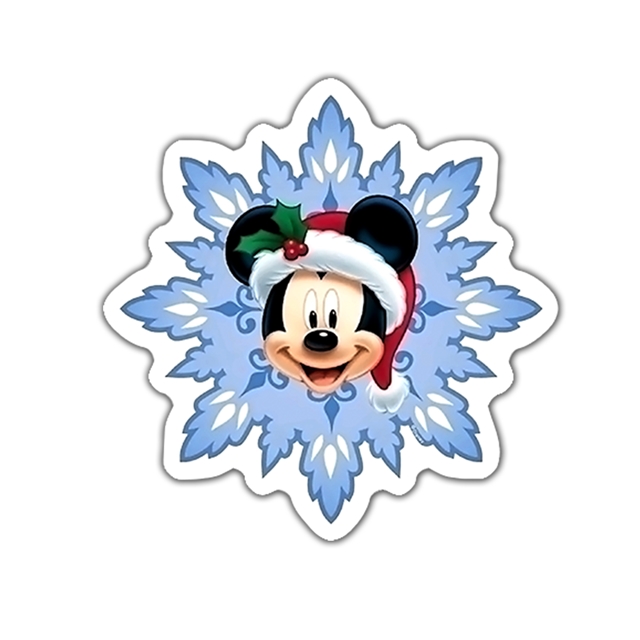 Resina Plana Glitter Copo Mickey