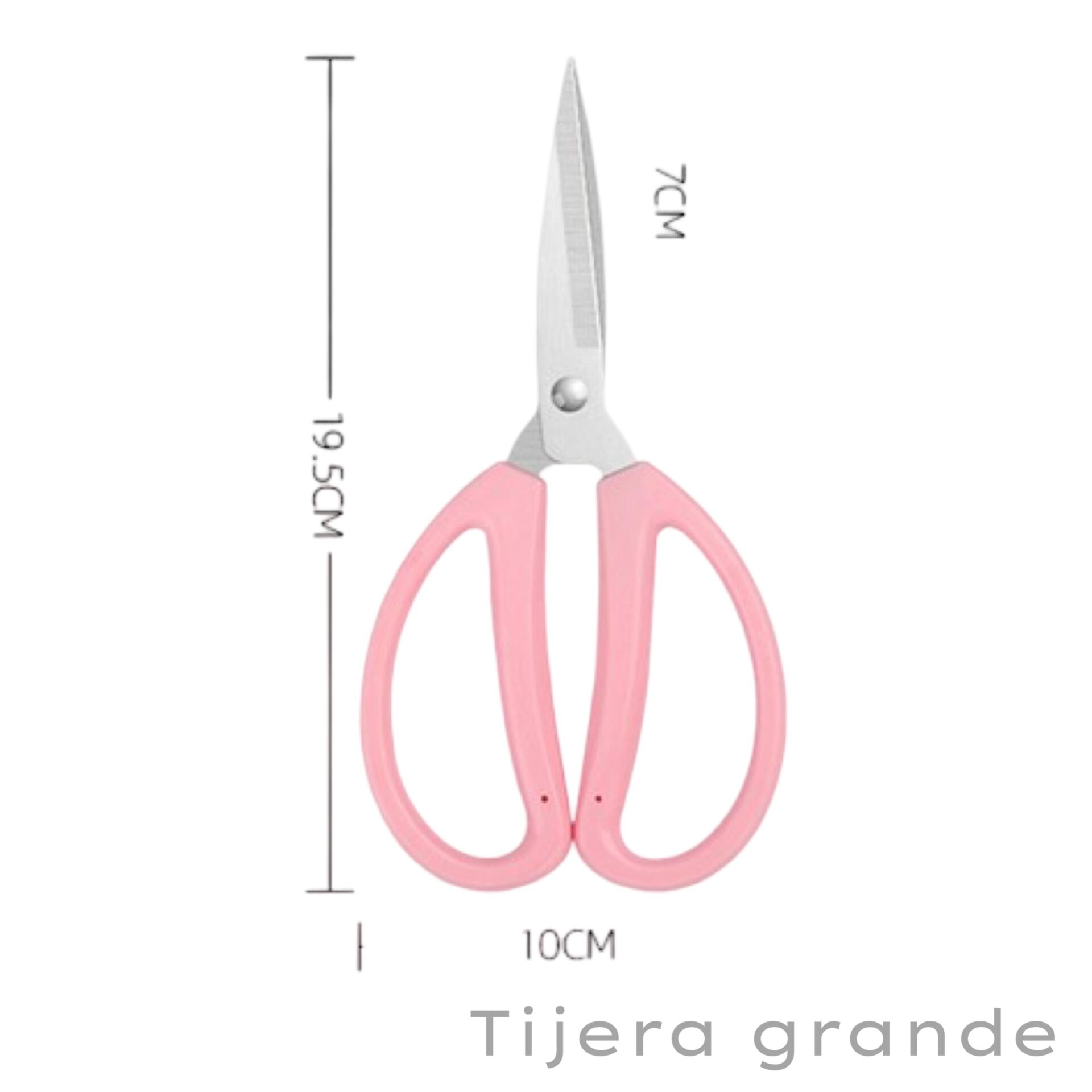 Tijera Rosa Grande Para Vinil