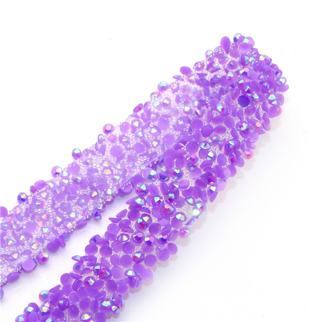 Yarda de Cristales Lila