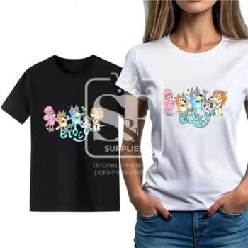 Planchable DTF Grande Bluey Amigos