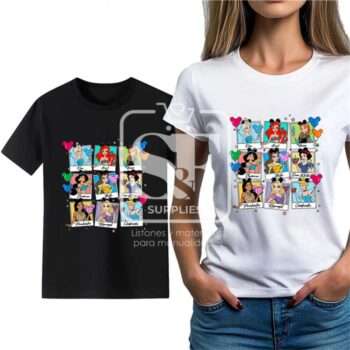 Planchable DTF Grande Cumpleaños Princesas