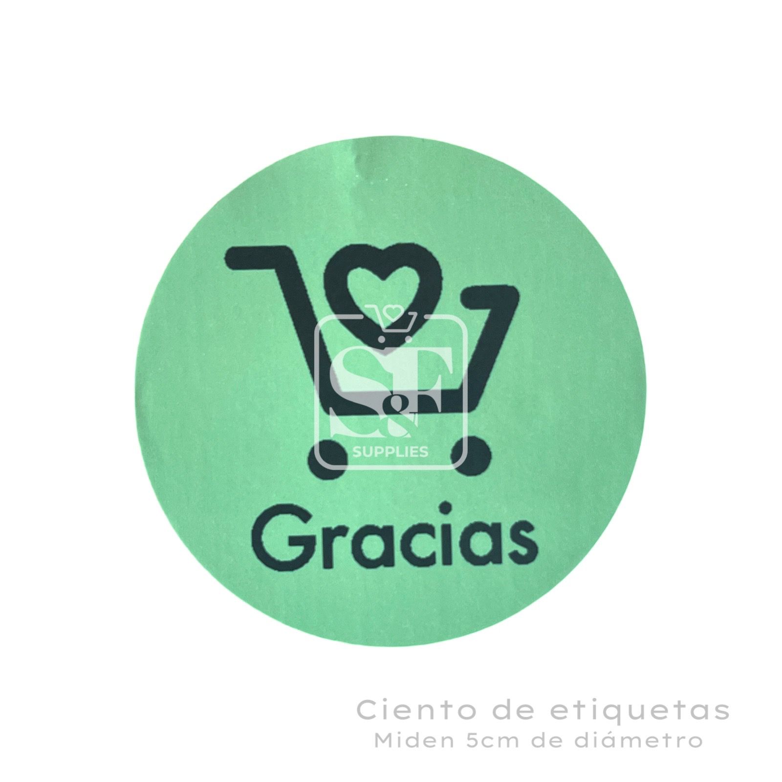 Ciento de Etiquetas Redondas Personalizadas Turquesa
