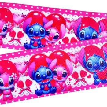 Yarda Estampado 7.5cm Stitch y Angela Love