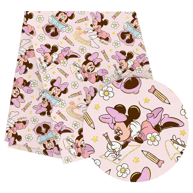 Tramo Vinil Minnie Dibujando Destellos Holograma