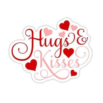 Resina Plana Hugs and Kisses