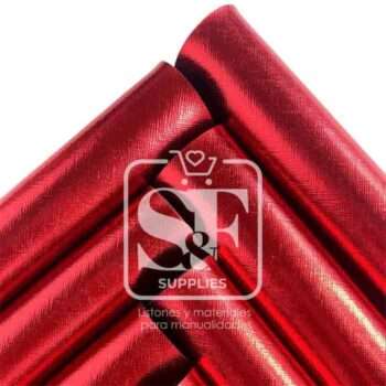 Tramo de Prada Metálica Roja