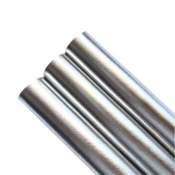 Tramo de Prada Metálica Plateada