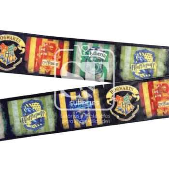 Yarda Estampado 3.8cm Escuelas de Hogwarts