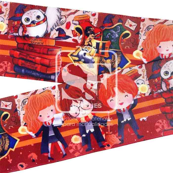 Yarda Estampado 7.5cm Harry y Amigos