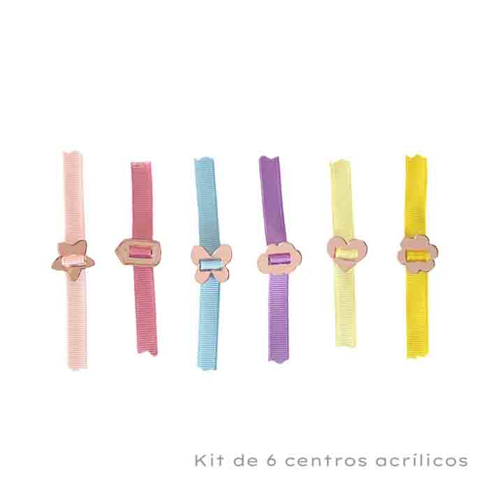 Kit de 6 Centros Acrilicos