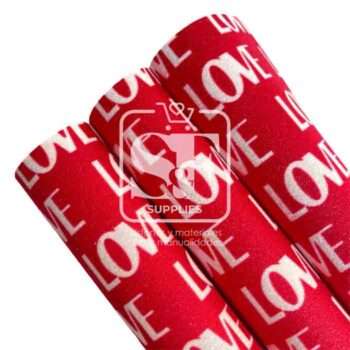 Tramo Mini Glitter Rojo Love