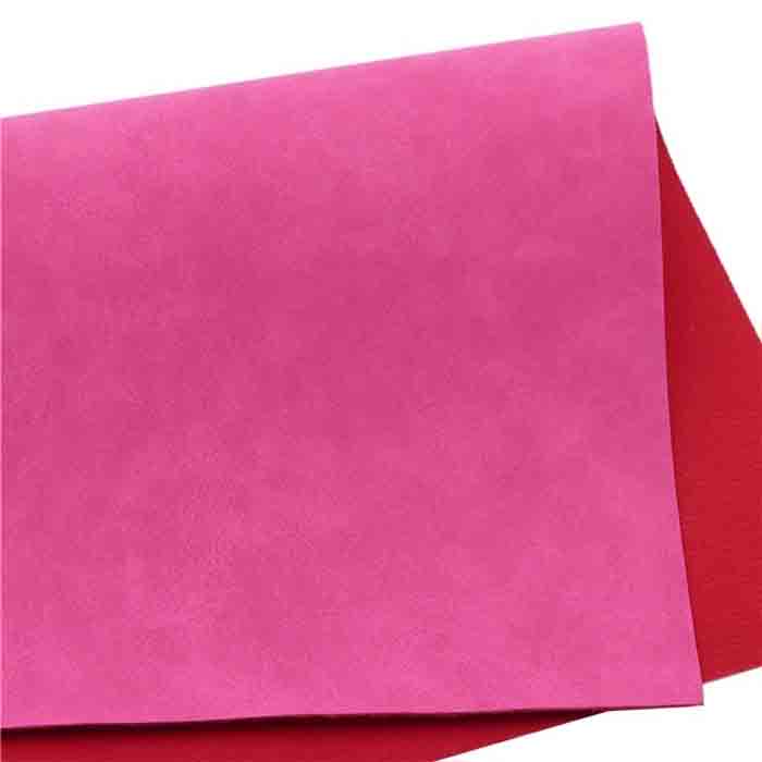 Tramo De Pana Doble Cara Rojo Fucsia