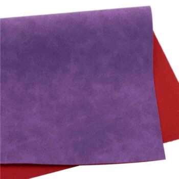 Tramo De Pana Doble Cara Rojo Morado