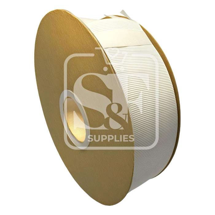 Rollo de Listón 3.8cm Acordonado Beige