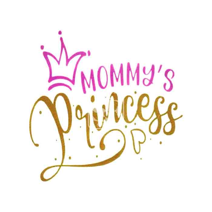 Planchable DTF Pequeño Mommy´s Princess