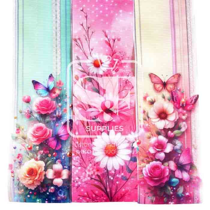 Paquete 3 Tiras Florales