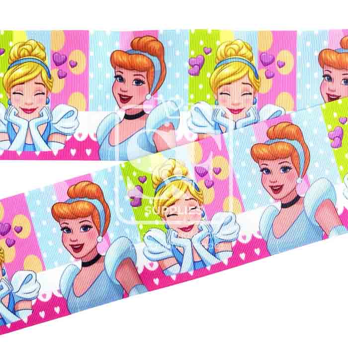 Yarda de Estampado 7.5cm Collage Colorido Cenicienta